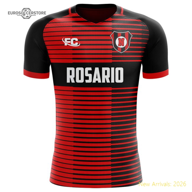 2018-2019 Newells Old Boys Fans Culture Home Concept Shirt-Football Jersey Hub