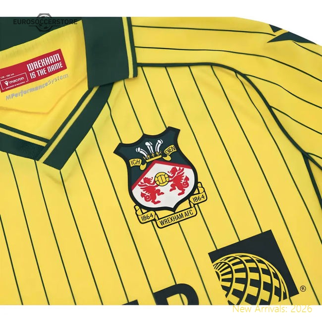 2025-2026 Wrexham Away Shirt-Football Jersey Hub