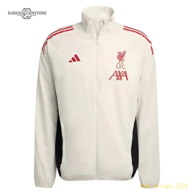 2025-2026 Liverpool Presentation Jacket (White)-Football Jersey Hub