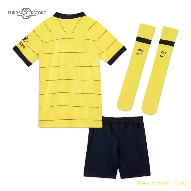 2021-2022 Chelsea Little Boys Away Mini Kit-Football Jersey Hub