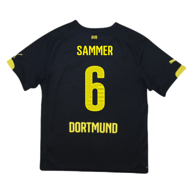 Borussia Dortmund 2014-16 Away Shirt ((Excellent) S) (Sammer 6)-Football Jersey Hub