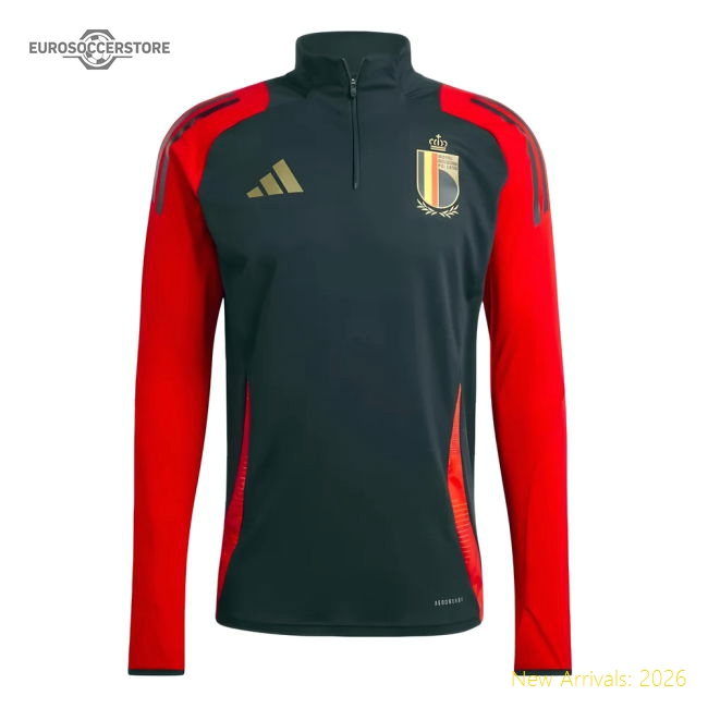 2024-2025 Belgium Training Top (Black)-Football Jersey Hub