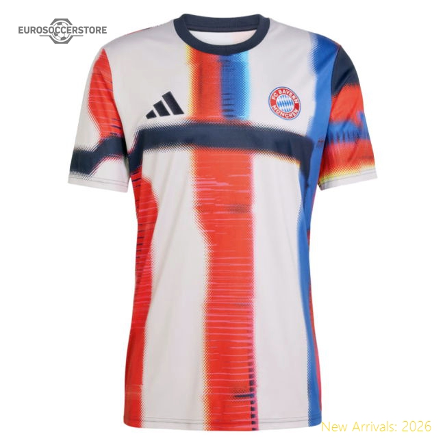 2025-2026 Bayern Munich Pre-Match Shirt (Noble Ink)-Football Jersey Hub