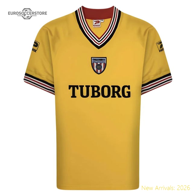 1986-1988 Sunderland Third Retro Shirt (Yellow)-Football Jersey Hub