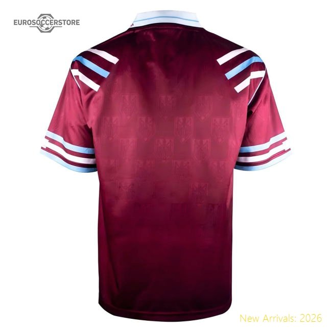 West Ham United 1992 Retro Football Shirt (Your Name)-Football Jersey Hub