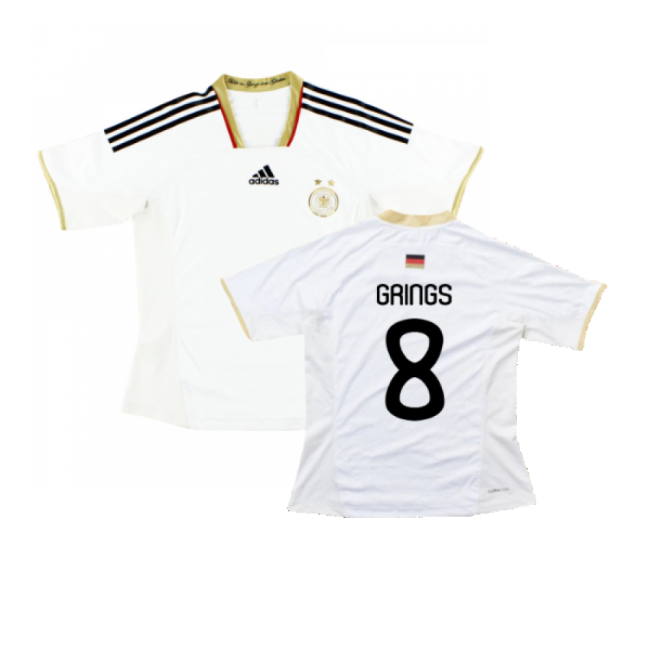 Germany 2011-12 Women\'s Home Shirt ((Good) L) (Grings 8)-Football Jersey Hub