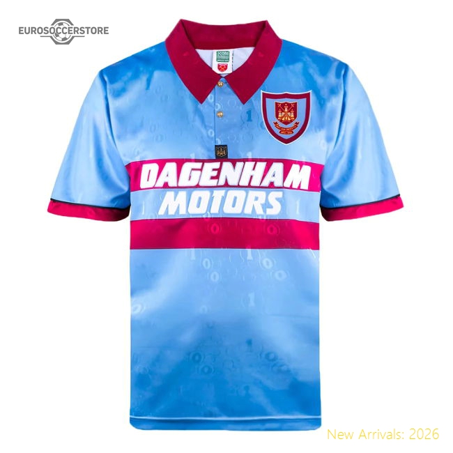 1995-1997 West Ham Pony Reissue Centenary Away Shirt (Your Name)-Football Jersey Hub