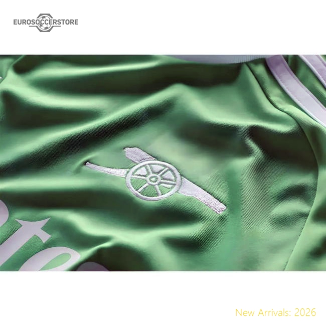 2025-2026 Arsenal Third Goalkeeper Shirt (Green) - Kids-Football Jersey Hub