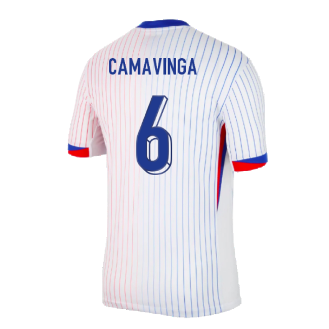 2024-2025 France Away Shirt (Camavinga 6)-Football Jersey Hub