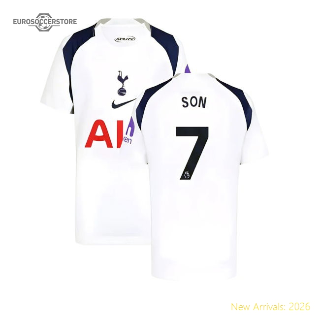 2025-2026 Tottenham Hotspur Home Shirt (Kids) (Son 7)-Football Jersey Hub