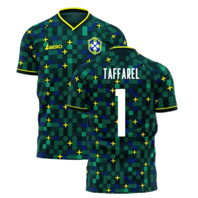 Brazil 2025-2026 Third Concept Football Kit (Libero) (TAFFAREL 1)-Football Jersey Hub