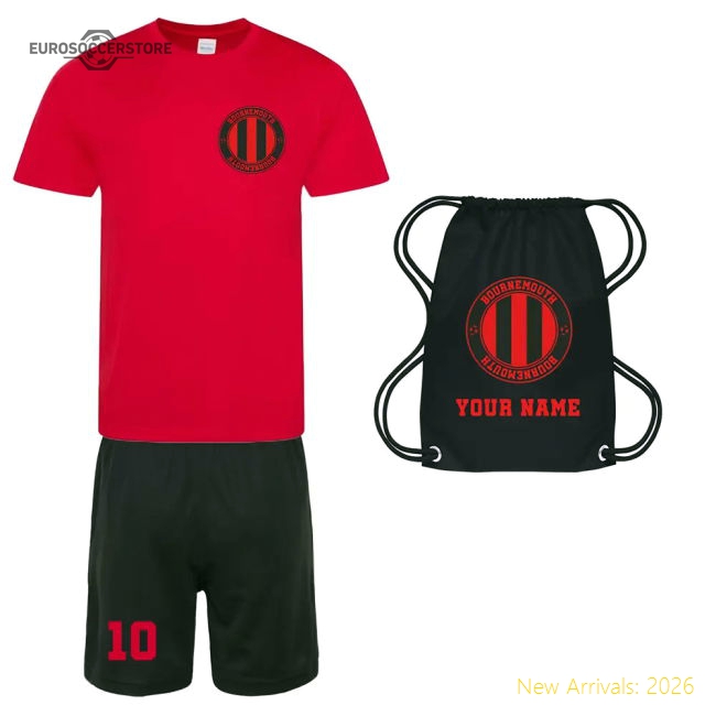 Personalised Bournemouth Training Kit Package-Football Jersey Hub