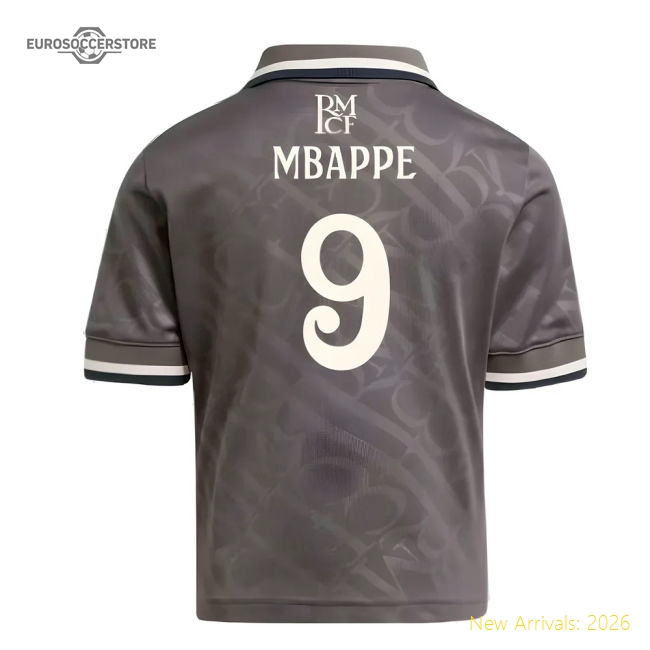 2024-2025 Real Madrid Third Mini Kit (Mbappe 9)-Football Jersey Hub