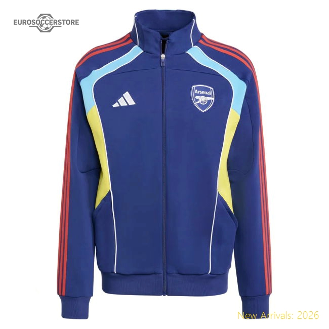2025-2026 Arsenal UBP Track Top (Victory Blue)-Football Jersey Hub