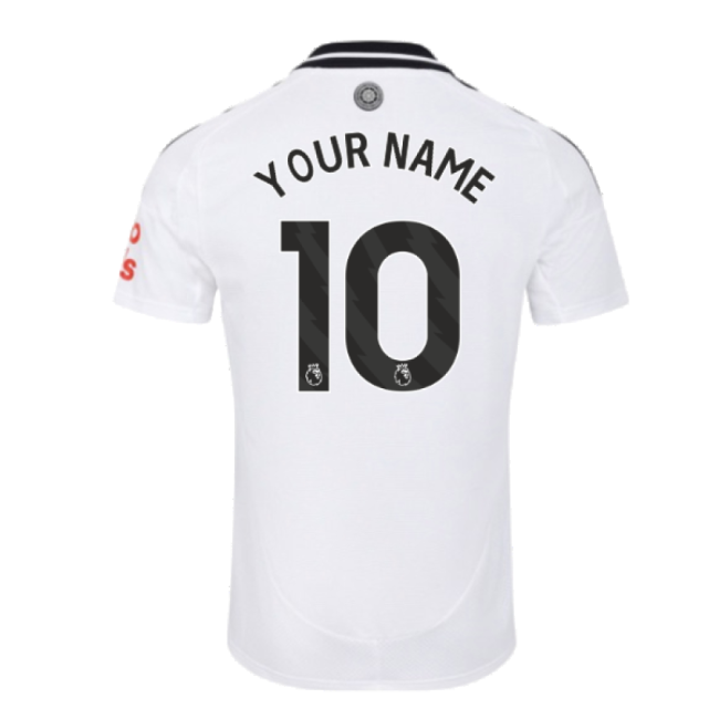2024-2025 Fulham Home Shirt (Your Name)-Football Jersey Hub