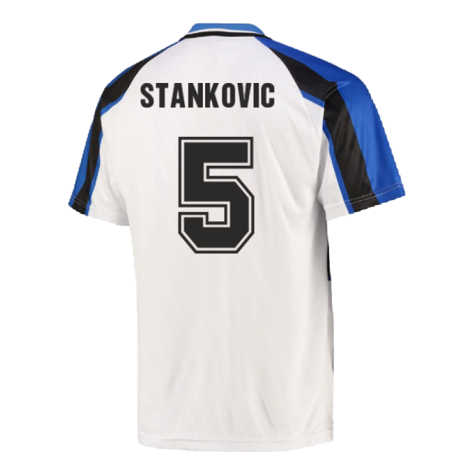 1996 Inter Milan Away Shirt (STANKOVIC 5)-Football Jersey Hub
