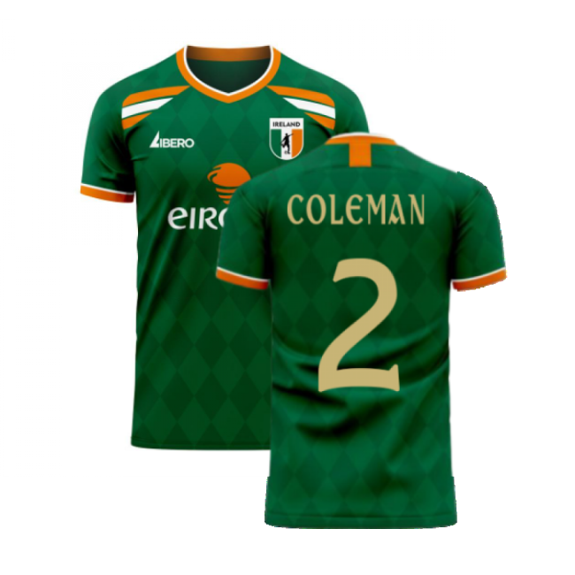 Ireland 2025-2026 Classic Concept Football Kit (Libero) (COLEMAN 2)-Football Jersey Hub