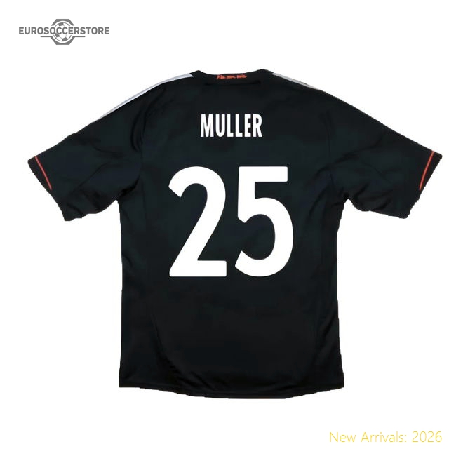 Bayern Munich 2012-13 Third Shirt (XXXL) (Fair) (MULLER 25)-Football Jersey Hub