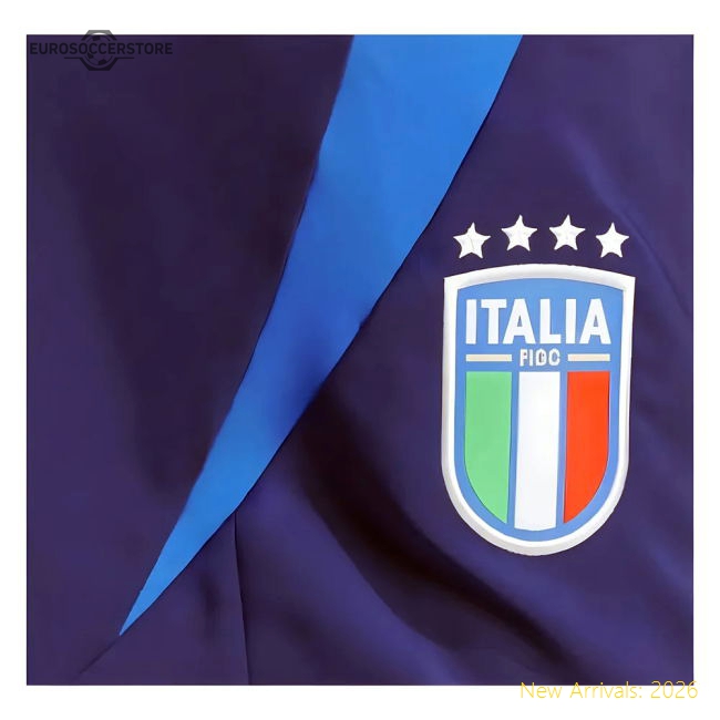 2024-2025 Italy Presentation Pants (Navy)-Football Jersey Hub