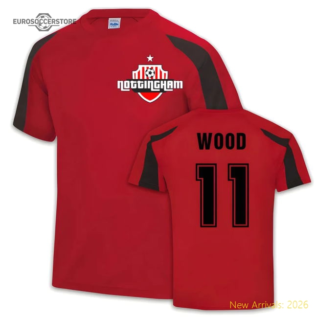 Nottingham Forest Sports Training Jersey (Chris Wood 11)-Football Jersey Hub