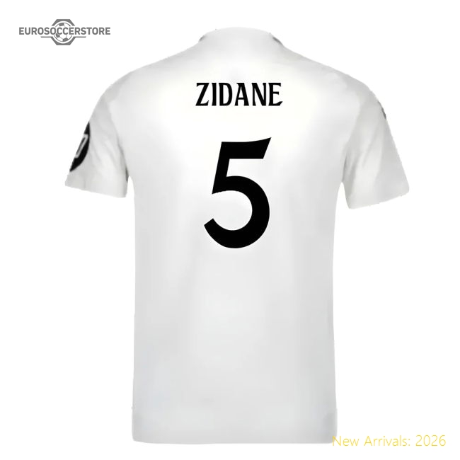2024-2025 Real Madrid Authentic Home Shirt (Zidane 5)-Football Jersey Hub