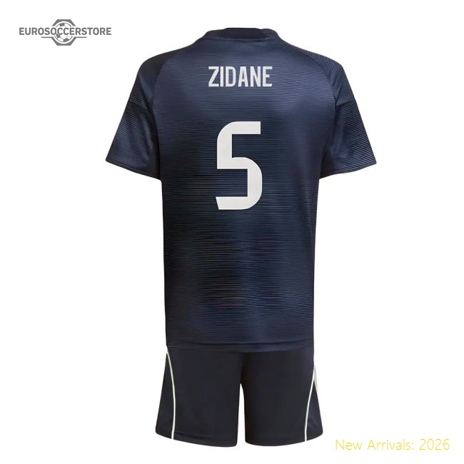 2025-2026 Real Madrid Away Youth Kit (Zidane 5)-Football Jersey Hub