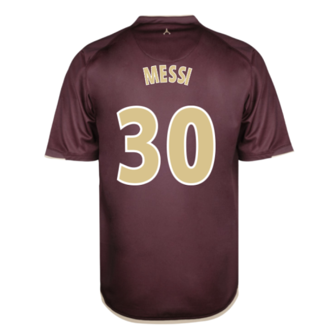2006-2007 PSG Away Retro Shirt (MESSI 30)-Football Jersey Hub