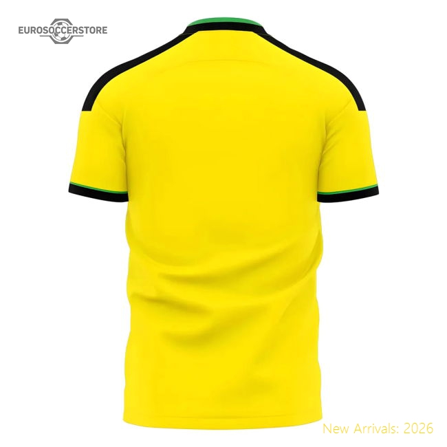 Jamaica 2006 Style Home Concept Shirt (Libero)-Football Jersey Hub