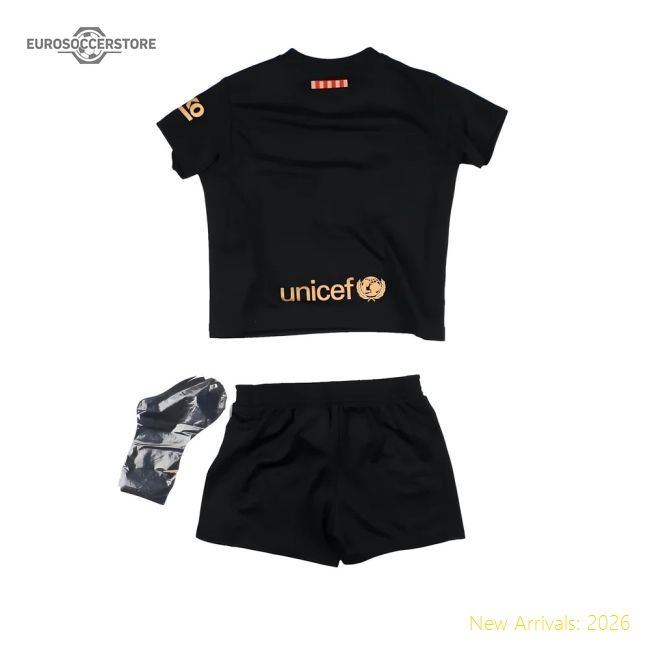 2020-2021 Barcelona Away Baby Kit (Your Name)-Football Jersey Hub