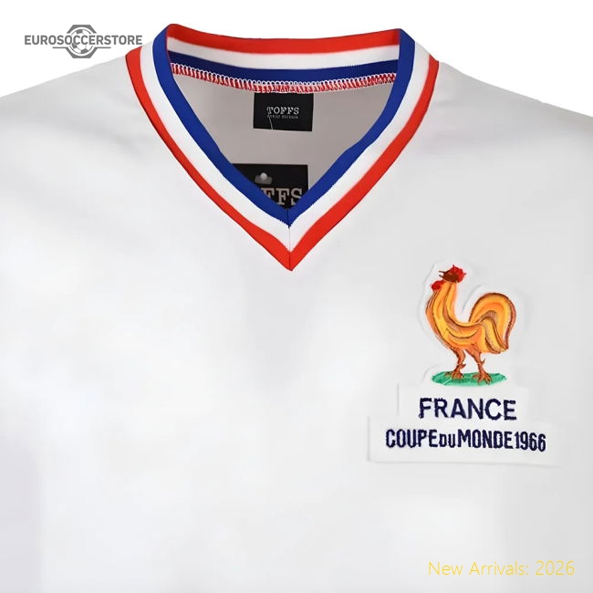 France 1966 World Cup Group 1 Retro Football Shirt-Football Jersey Hub