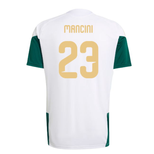 2026-2027 Italy Training Jersey (White) (Mancini 23)-Football Jersey Hub