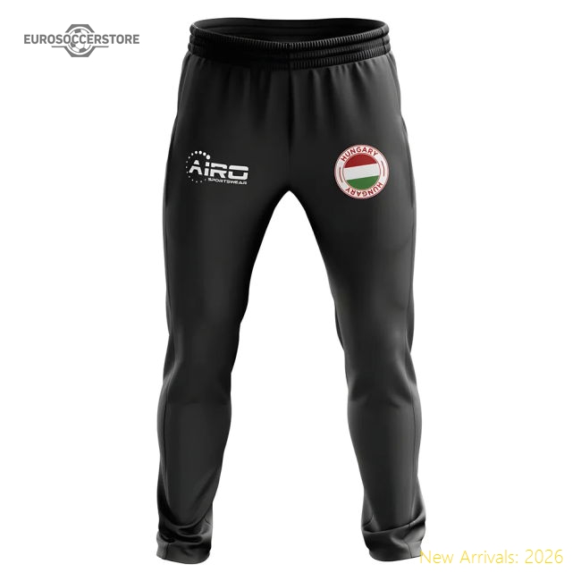 Hungary Concept Football Training Pants (Black)-Football Jersey Hub