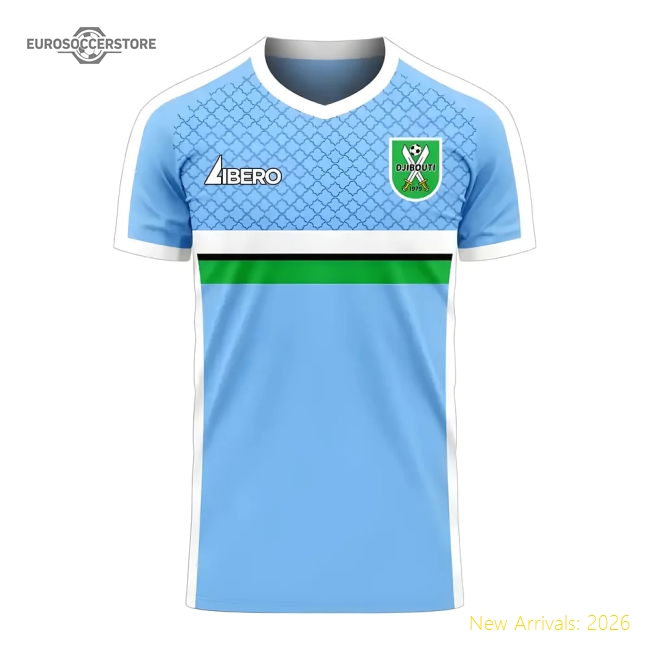 Djibouti 2025-2026 Home Concept Football Kit (Libero) - Womens-Football Jersey Hub