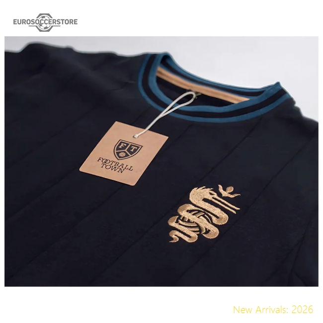 Inter Il Serpente Black Away Retro Football Shirt-Football Jersey Hub