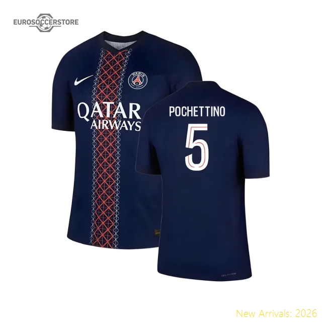 2025-2026 PSG Home Dri-Fit ADV Authentic Shirt (Pochettino 5)-Football Jersey Hub