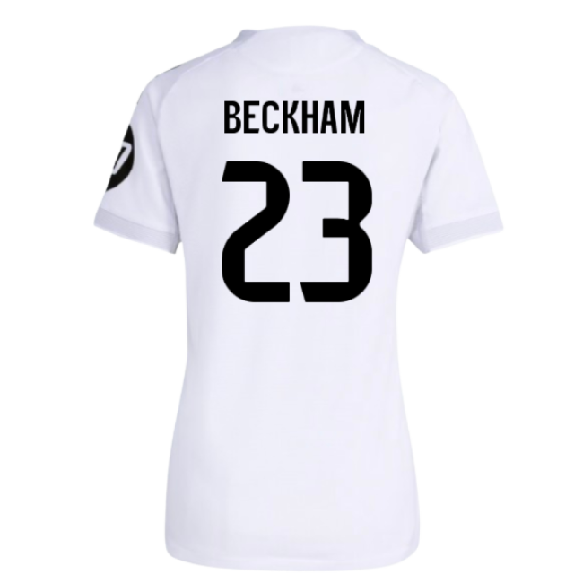 2025-2026 Real Madrid Authentic Home Shirt (Womens) (Beckham 23)-Football Jersey Hub