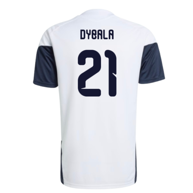 2026-2027 Argentina Training Jersey (White) (Dybala 21)-Football Jersey Hub