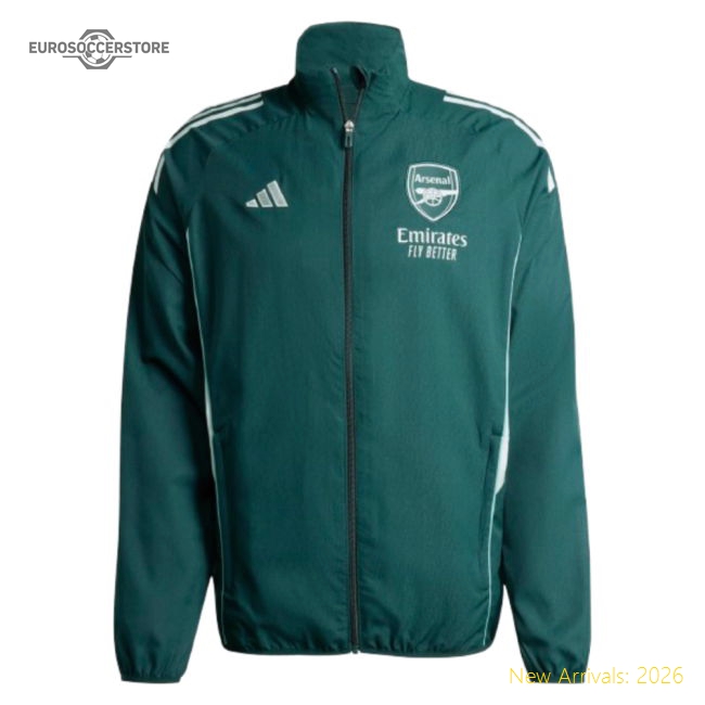 2025-2026 Arsenal Presentation Jacket (Aurora Ivy)-Football Jersey Hub