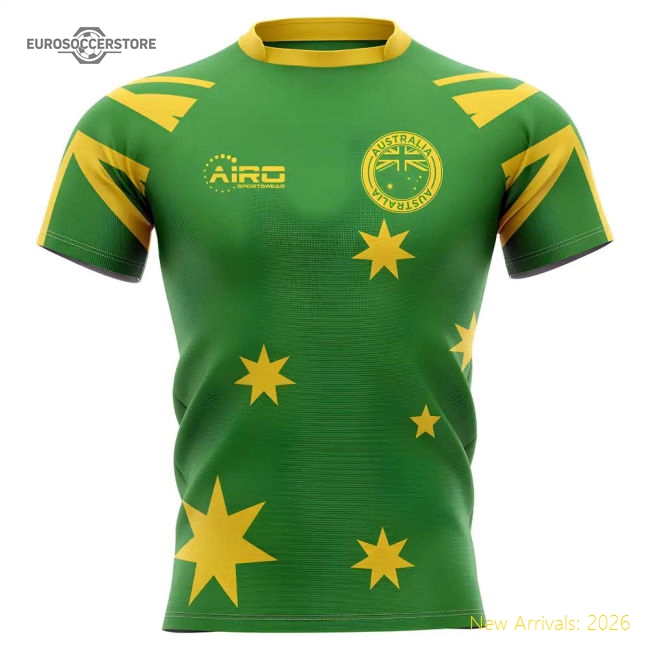 2025-2026 Australia Flag Concept Rugby Shirt - Womens-Football Jersey Hub