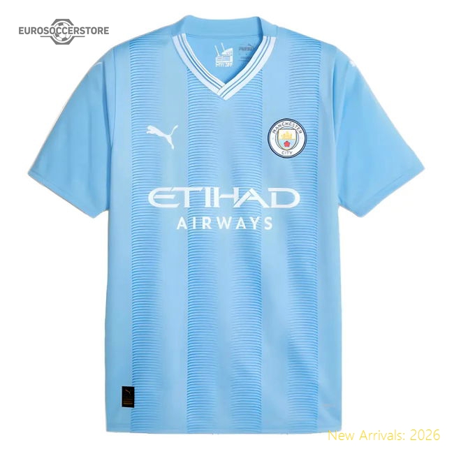 2023-2024 Man City Home Shirt-Football Jersey Hub