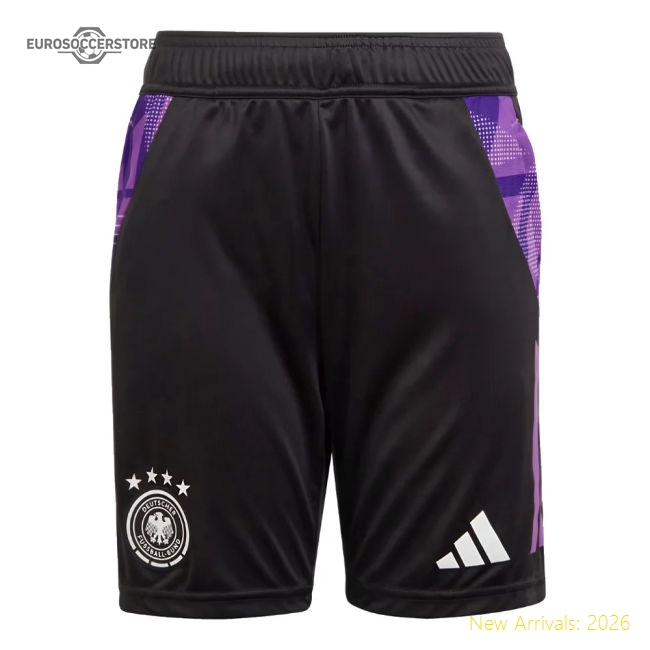 2024-2025 Germany Training Shorts (Black) - Kids-Football Jersey Hub