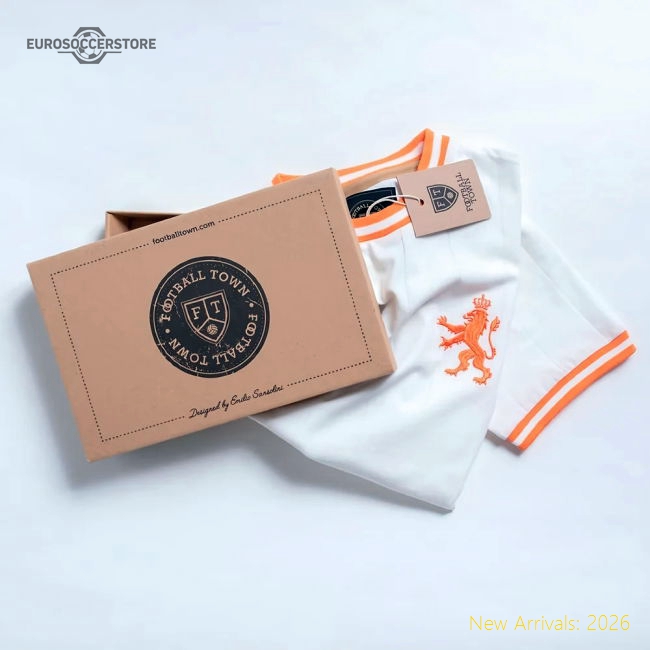 Vintage Holland De Leeuw White Soccer Jersey-Football Jersey Hub