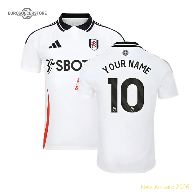 2024-2025 Fulham Home Shirt (Your Name)-Football Jersey Hub