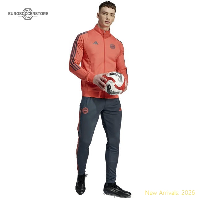 2025-2026 Bayern Munich Tracksuit (Easy Coral)-Football Jersey Hub