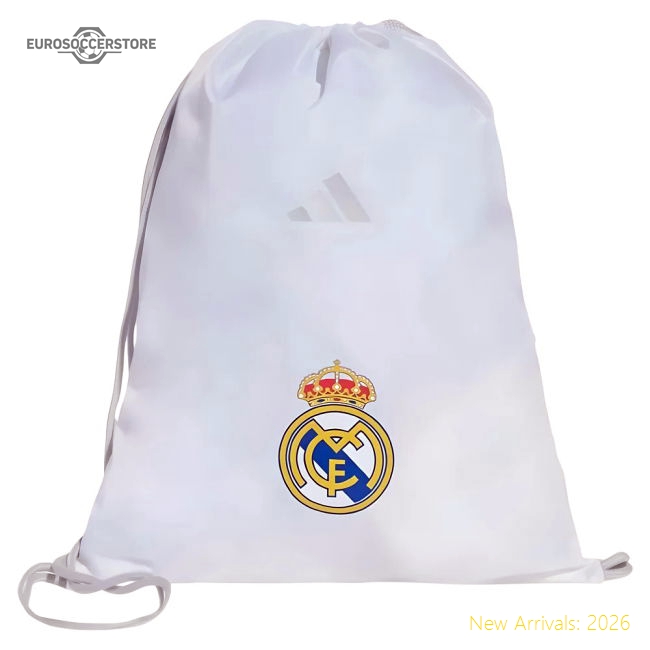 2025-2026 Real Madrid Gym Sack (White)-Football Jersey Hub