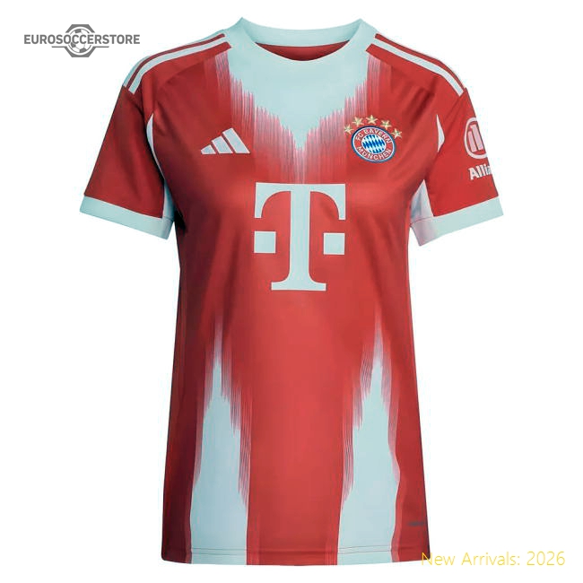 2025-2026 Bayern Munich Home Shirt (Womens)-Football Jersey Hub