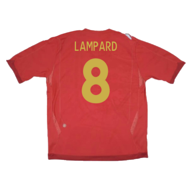 England 2006-08 Away Shirt (XLB 158cm) (Excellent) (LAMPARD 8)-Football Jersey Hub