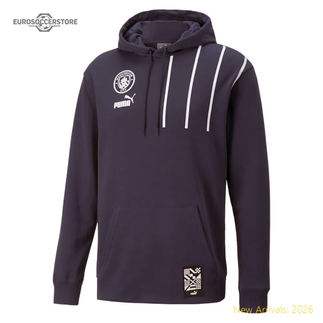 2022-2023 Man City FtblCulture Hoody (Navy)-Football Jersey Hub