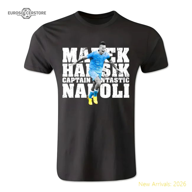 Marek Hamsik Captain Fantastic T-Shirt (Black)-Football Jersey Hub