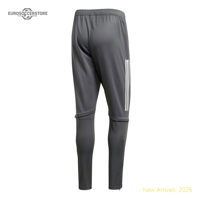 2020-2021 Real Madrid Adidas Training Pants (Grey) - Kids-Football Jersey Hub